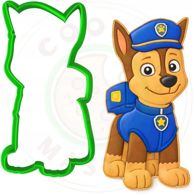 FOREMKA Wykrawacz do Pierników Bajka PSI PATROL Chase 10cm + Przepisy