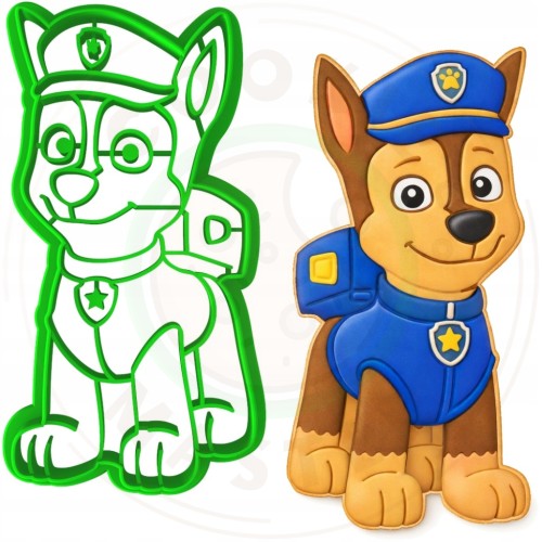 FOREMKA Wykrawacz do Pierników Bajka PSI PATROL Chase 10cm + Przepisy