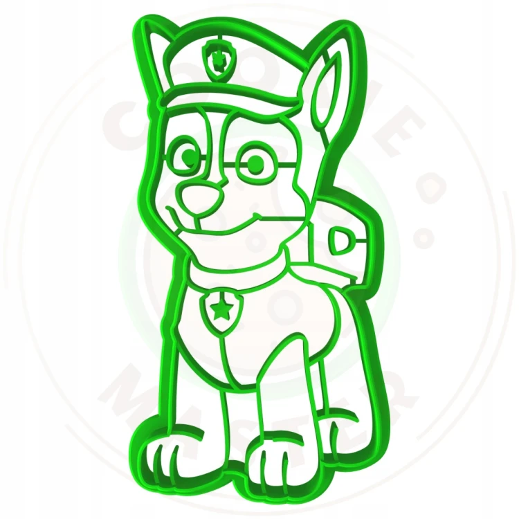 FOREMKA Wykrawacz do Pierników Bajka PSI PATROL Chase 10cm + Przepisy