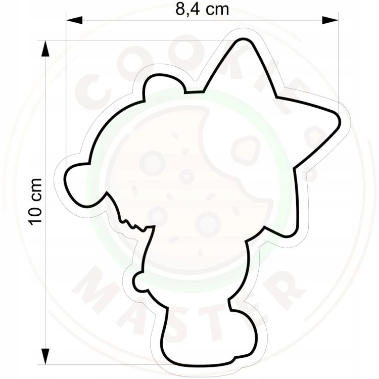 FOREMKA Wykrawacz do Pierników DZIEŃ BABCI DZIADKA I TATY Pluszak MIŚ 10cm