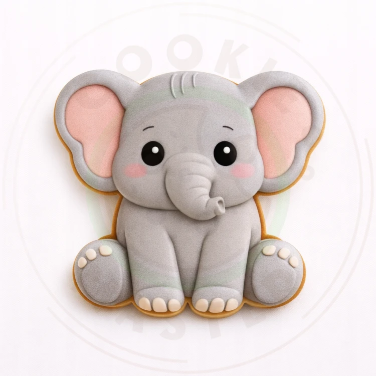 FOREMKA Wykrawacz do Pierników ZWIERZĘTA AFRYKA Safari SŁOŃ 10cm + Przepisy