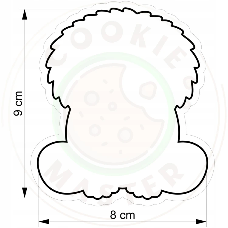 FOREMKA Wykrawacz do Pierników ZWIERZĘTA AFRYKA Safari PAWIAN 9cm +Przepisy
