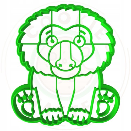 FOREMKA Wykrawacz do Pierników ZWIERZĘTA AFRYKA Safari PAWIAN 9cm +Przepisy