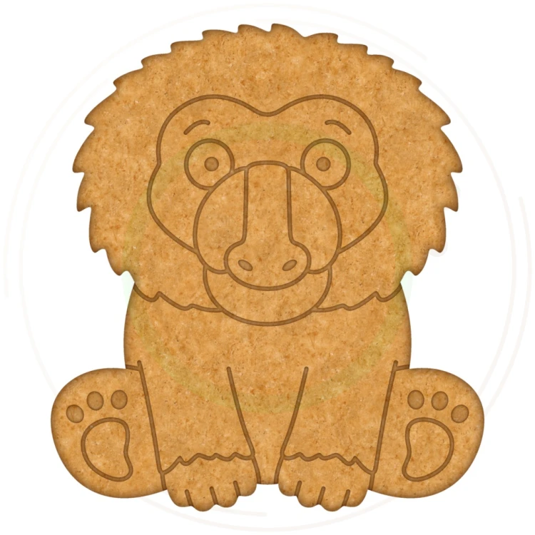 FOREMKA Wykrawacz do Pierników ZWIERZĘTA AFRYKA Safari PAWIAN 9cm +Przepisy