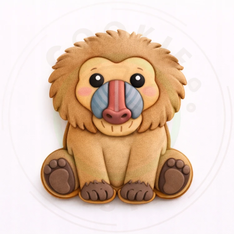 FOREMKA Wykrawacz do Pierników ZWIERZĘTA AFRYKA Safari PAWIAN 9cm +Przepisy