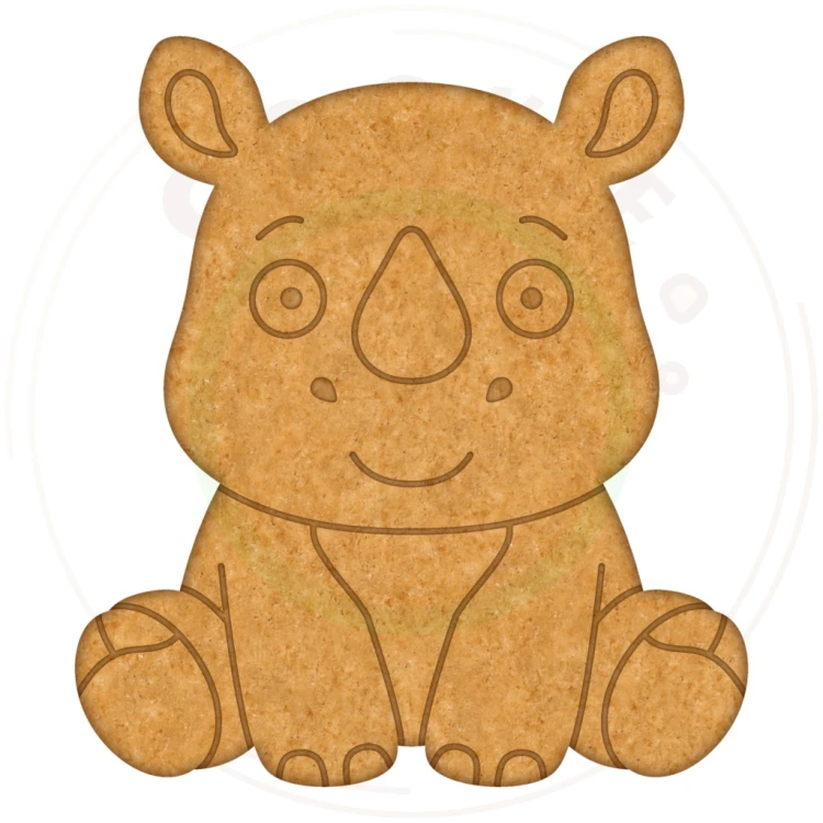 FOREMKA Wykrawacz do Pierników ZWIERZĘTA AFRYKA NOSOROŻEC 9cm + Przepisy