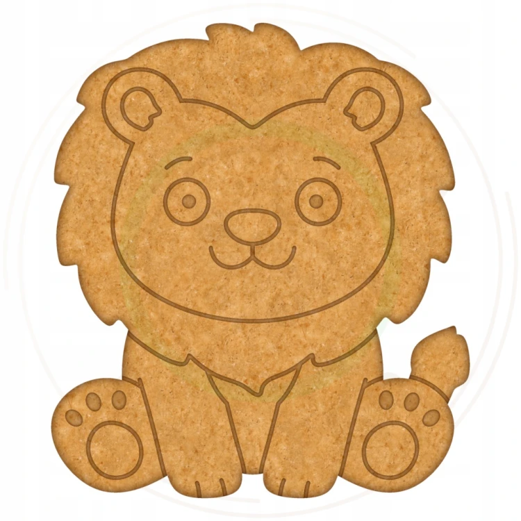 FOREMKA Wykrawacz do Pierników Ciastek ZWIERZĘTA AFRYKA LEW 9cm + Przepisy