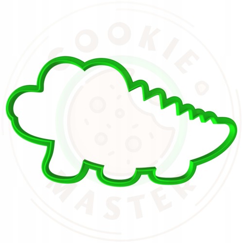 FOREMKA Wykrawacz do Pierników ZWIERZĘTA AFRYKA KROKODYL 12cm + Przepisy