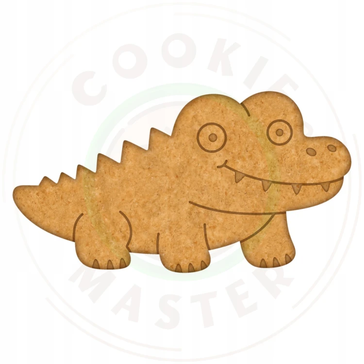 FOREMKA Wykrawacz do Pierników ZWIERZĘTA AFRYKA KROKODYL 12cm + Przepisy