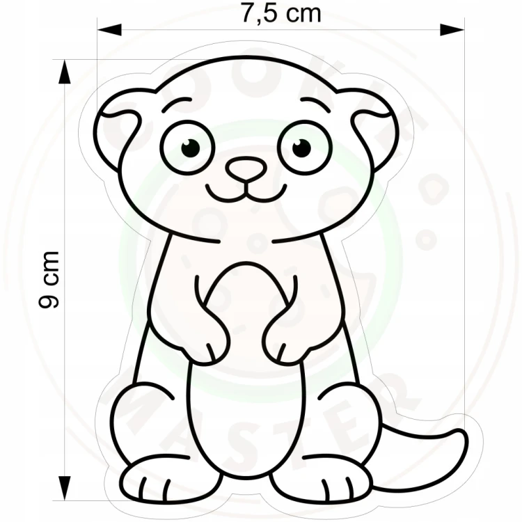 FOREMKA Wykrawacz Pierników ZWIERZĘTA AFRYKA Safari SURYKATKA 9cm Przepisy