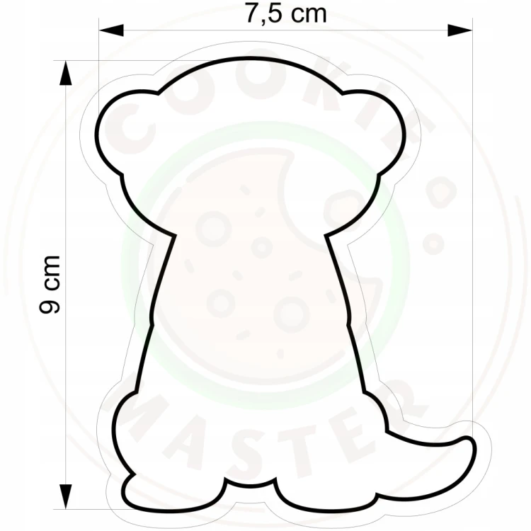 FOREMKA Wykrawacz Pierników ZWIERZĘTA AFRYKA Safari SURYKATKA 9cm Przepisy