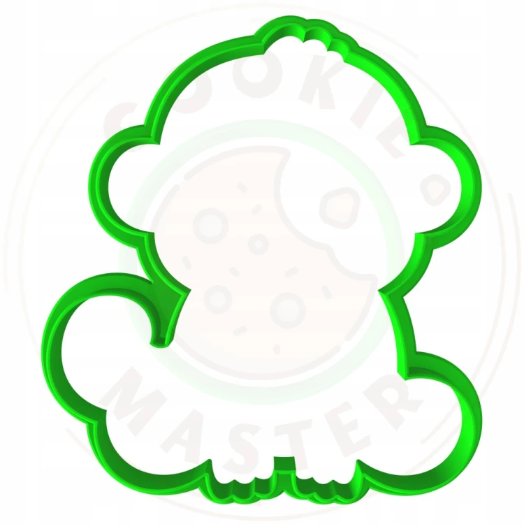 FOREMKA Wykrawacz Pierników ZWIERZĘTA AFRYKA Safari SZYMPANS 9cm + Przepisy