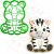 FOREMKA Wykrawacz do Pierników ZWIERZĘTA AFRYKA Safari ZEBRA 9cm + Przepisy