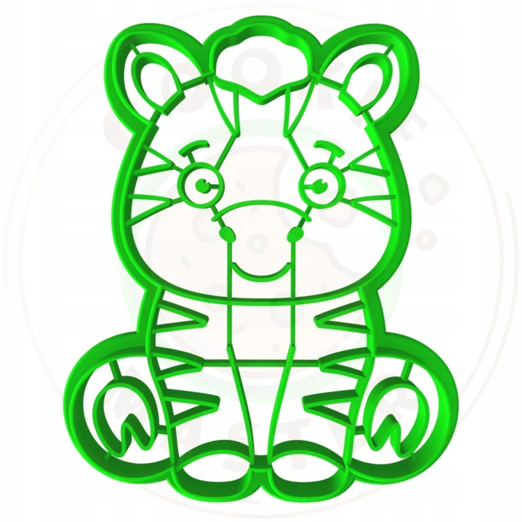 FOREMKA Wykrawacz do Pierników ZWIERZĘTA AFRYKA Safari ZEBRA 9cm + Przepisy