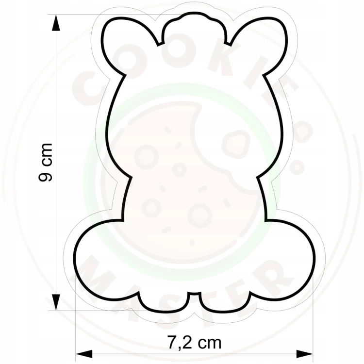 FOREMKA Wykrawacz do Pierników ZWIERZĘTA AFRYKA Safari ZEBRA 9cm + Przepisy