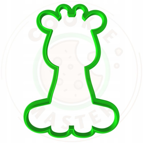 FOREMKA Wykrawacz do Pierników ZWIERZĘTA AFRYKA Safari ŻYRAFA 10cm +Przepis