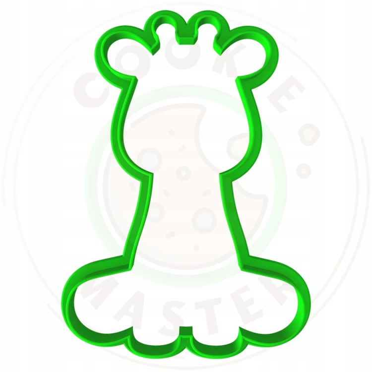 FOREMKA Wykrawacz do Pierników ZWIERZĘTA AFRYKA Safari ŻYRAFA 10cm +Przepis