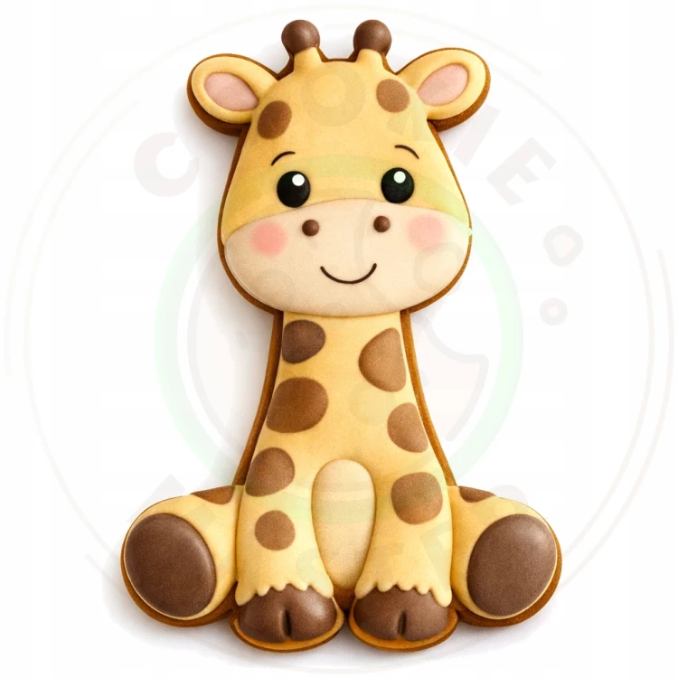 FOREMKA Wykrawacz do Pierników ZWIERZĘTA AFRYKA Safari ŻYRAFA 10cm +Przepis