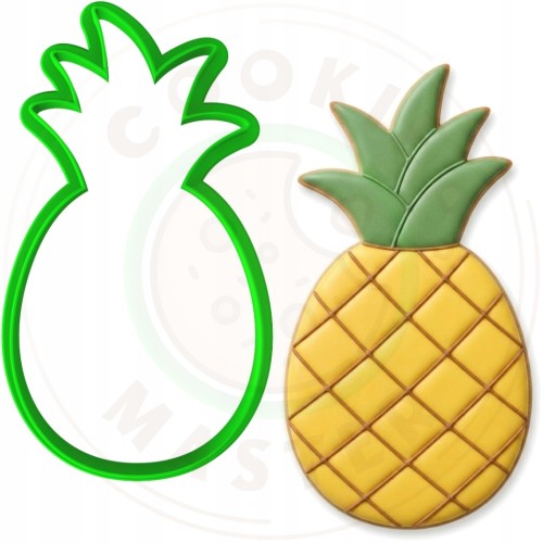 FOREMKA Wykrawacz do Pierników LATO OWOCE Jedzenie - ANANAS 10cm + Przepisy