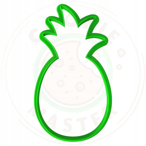 FOREMKA Wykrawacz do Pierników LATO OWOCE Jedzenie - ANANAS 10cm + Przepisy