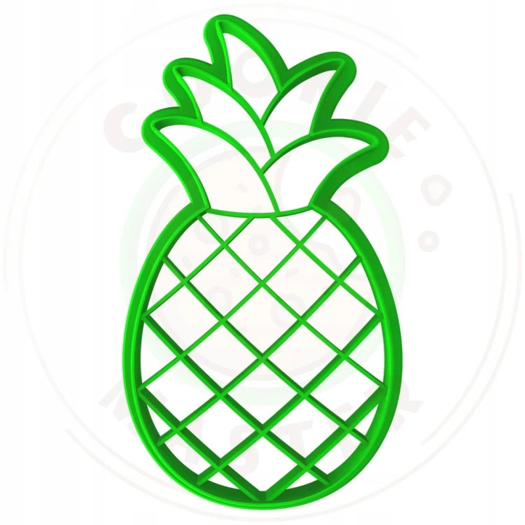 FOREMKA Wykrawacz do Pierników LATO OWOCE Jedzenie - ANANAS 10cm + Przepisy
