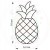 FOREMKA Wykrawacz do Pierników LATO OWOCE Jedzenie - ANANAS 10cm + Przepisy