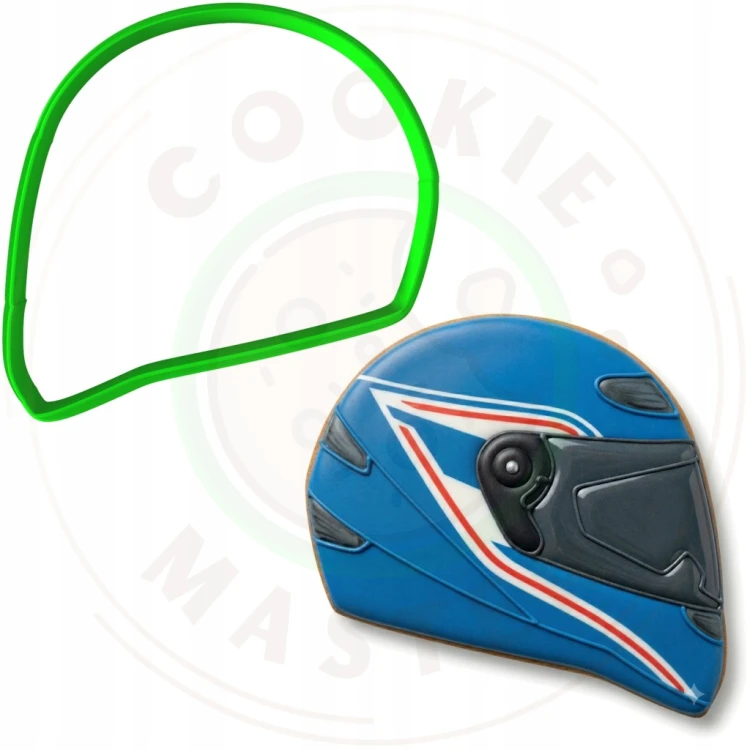 FOREMKA Wykrawacz do Pierników Pojazdy MOTOCYKLE Motory KASK 8cm + Przepisy