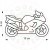 FOREMKA Wykrawacz do Pierników Pojazdy Motor MOTOCYKL Ścigacz 10cm +Przepis