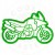 FOREMKA Wykrawacz do Pierników Pojazdy Motor MOTOCYKL Enduro 10cm +Przepis