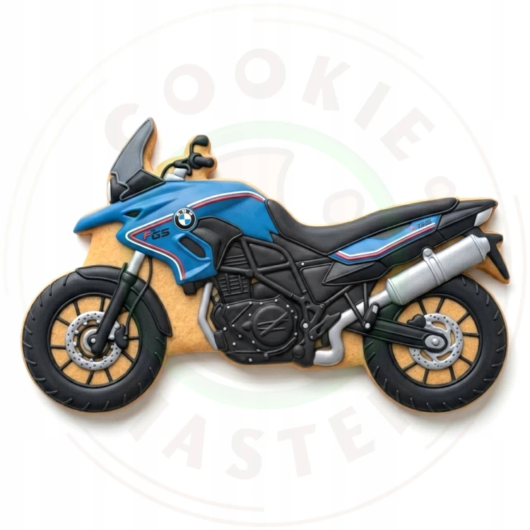 FOREMKA Wykrawacz do Pierników Pojazdy Motor MOTOCYKL Enduro 10cm +Przepis