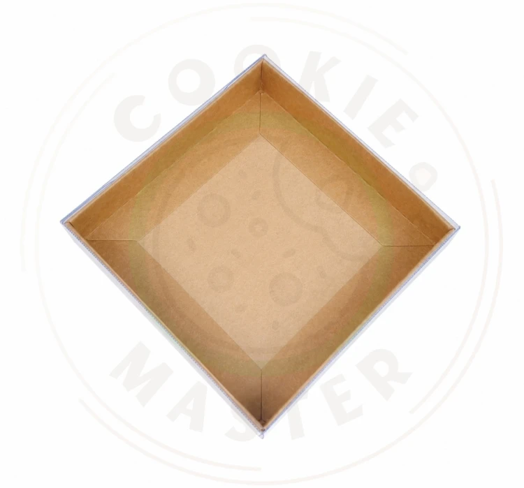 PUDEŁKO PRZEZROCZYSTE KARTONIK NA PREZENTY CIASTKA PIERNIKI EKO + 10×10×2cm