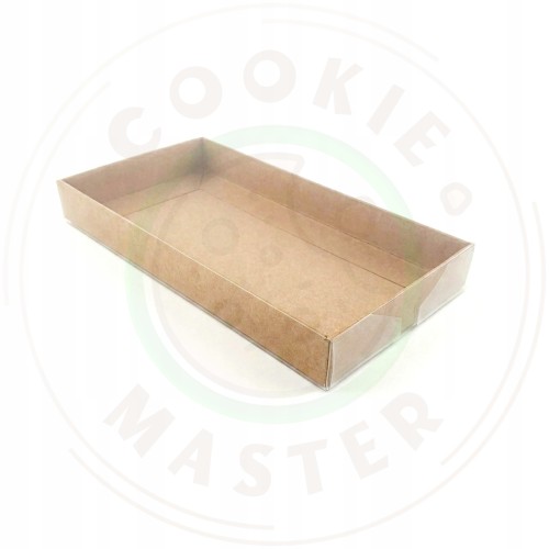 PUDEŁKO PRZEZROCZYSTE KARTONIK NA PREZENTY CIASTKA PIERNIKI EKO + 16x8x2cm