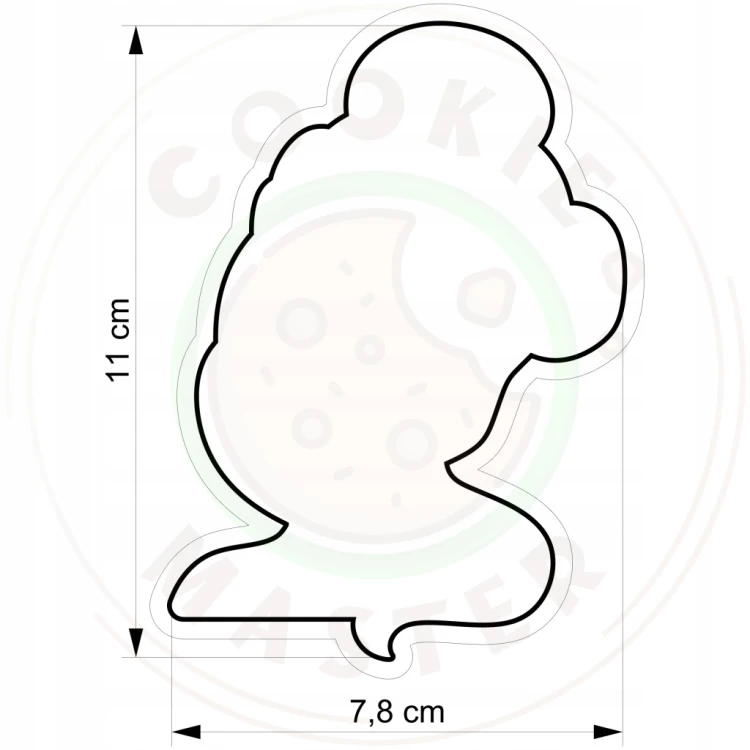 FOREMKA Wykrawacz do Ciastek i Pierników BAJKA Piękna i bestia BELLA 11cm