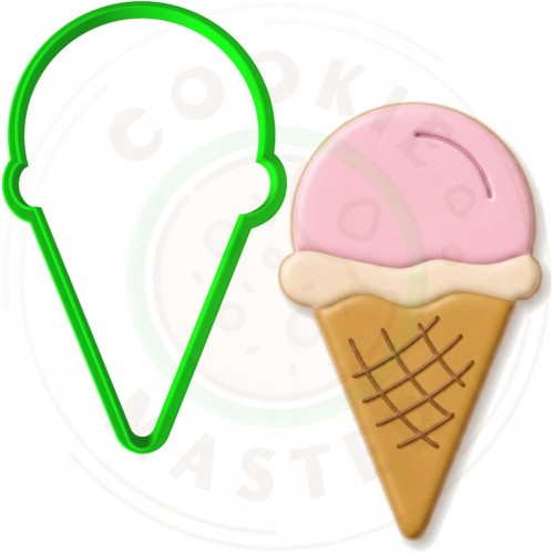 FOREMKA Wykrawacz do Ciastek i Pierników SŁODYCZE Lato Lody 10cm + Przepisy