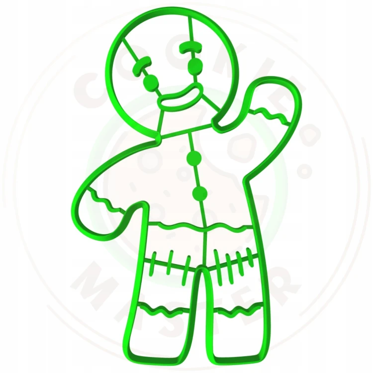 FOREMKA ŚWIĄTECZNA na ŚWIĘTA BOŻE NARODZENIE Piernikowy Ludzik DUŻA XL 20cm
