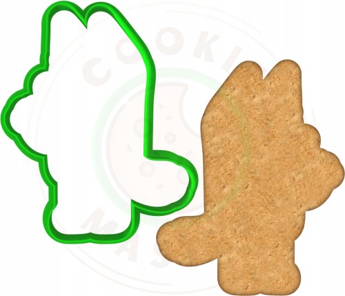FOREMKA Wykrawacz do Pierników Ciastek Bajka Piesek Heeler BLUEY 10cm
