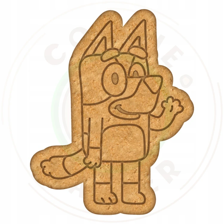 FOREMKA Wykrawacz do Pierników Ciastek Bajka Piesek Heeler BLUEY 10cm