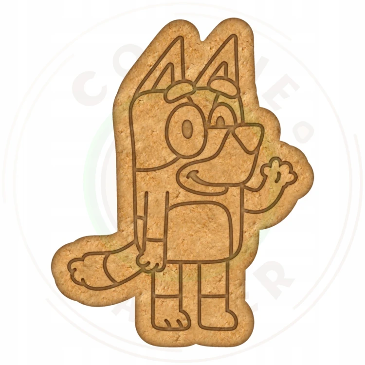 FOREMKA Wykrawacz do Pierników Ciastek Bajka Piesek Heeler BLUEY 8cm