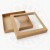 PUDEŁKO KARTONIK Z OKIENKIEM NA PREZENTY CIASTKA PIERNIKI EKO + 10x10x2 cm