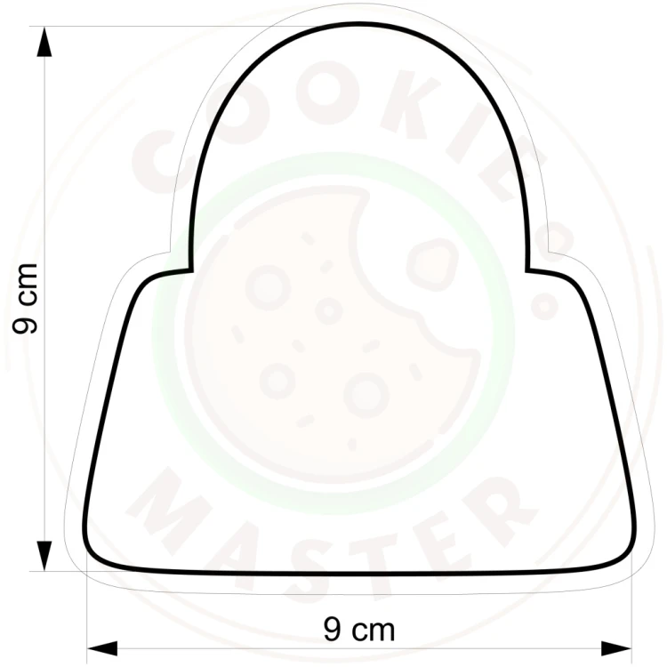 FOREMKA Wykrawacz do Pierników Ciastek Moda Barbie TOREBKA 9cm + Przepisy